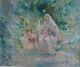 Signed Antique French Impressionist Oil Painting Henri Le Riche