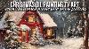 Vintage Christmas Oil Painting Tv Art Wallpaper Screensaver With Christmas Music And Snow Falling