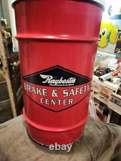 Vintage Original Antique Gas Oil General Store Sign Large Can Excellent