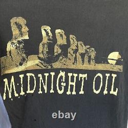 Vintage midnight oil shirt long sleeve 1993