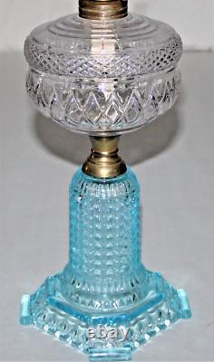 Antique Mille Eye MIX & Match Blue Kerosene Lampe À Huile Pour Brûleur #2