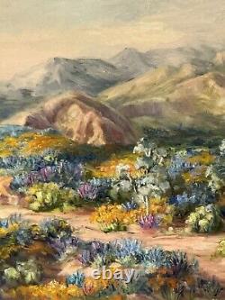 Bernard Johan De Hoog Ancienne peinture à l'huile impressionniste de paysage en plein air