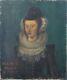 Grand Portrait De Cour Antique De Marie Reine Des Écossais (1542-1587) Marie Stuart