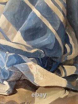 Peinture à l'huile de nature morte d'impressionnisme hollandais de tulipes anciennes, Bijl